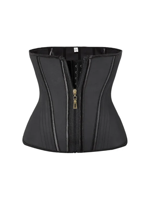 ANDREAGIRL Корректирующий пояс BBL Shaper из латекса, женский, черный
