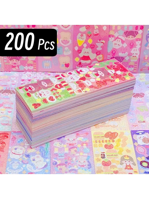 LOLEDE 200 стикеров для детей 200 pcs, 200 шт
