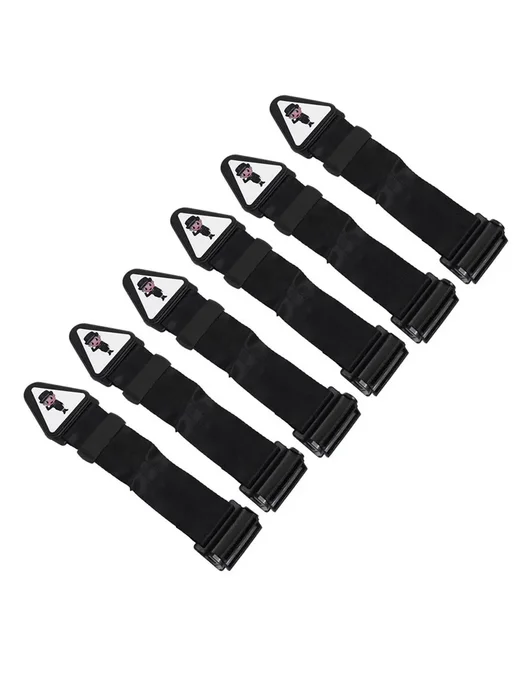 Нет бренда Регулируемый ремень безопасности для автокресла 6pcs, 6 шт