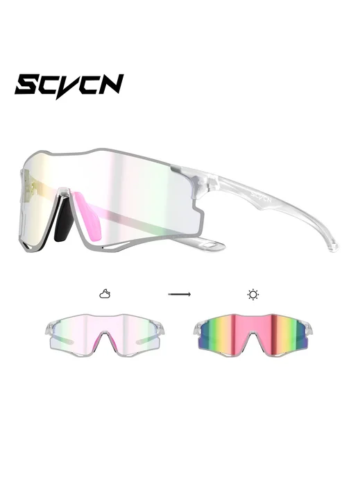 SCVCN фотохромные очки для велоспорта и бега Photochromic-05, вариант
