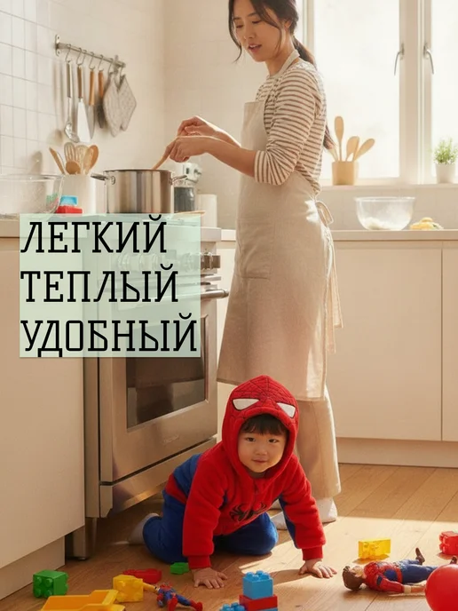 Leonsoff Кигуруми человек-паук для малышей, синий, фото 7