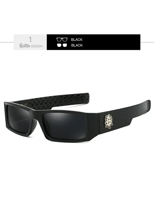 Gcotx Солнцезащитные очки 283 Black1, Черный, черный