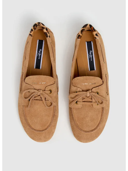 PEPE JEANS LONDON Лоферы замшевые, желтый, фото 5