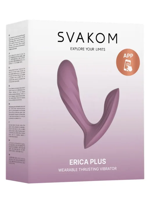 Svakom Вибратор c поступательными движениями Erica Plus, розовый, розовый, фото 8