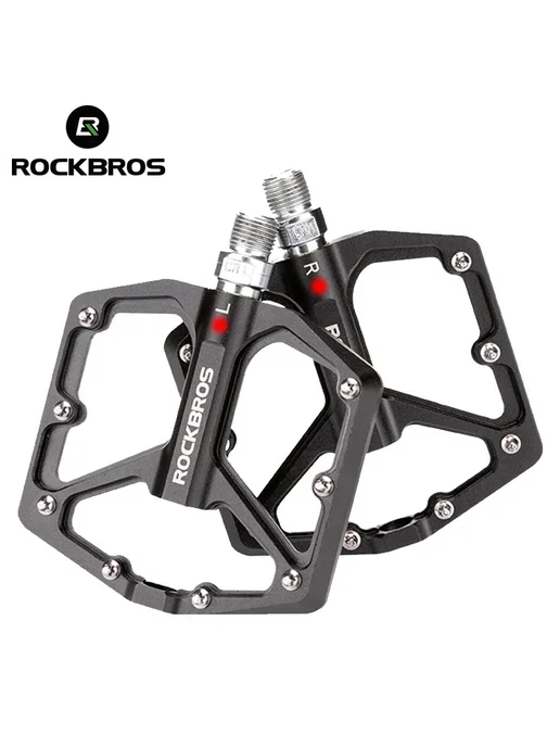 Rockbros MTB педали K203-TI, алюминий, серый, фото 2