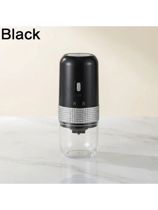 STONEGO Беспроводная мини-кофемолка Black, черный