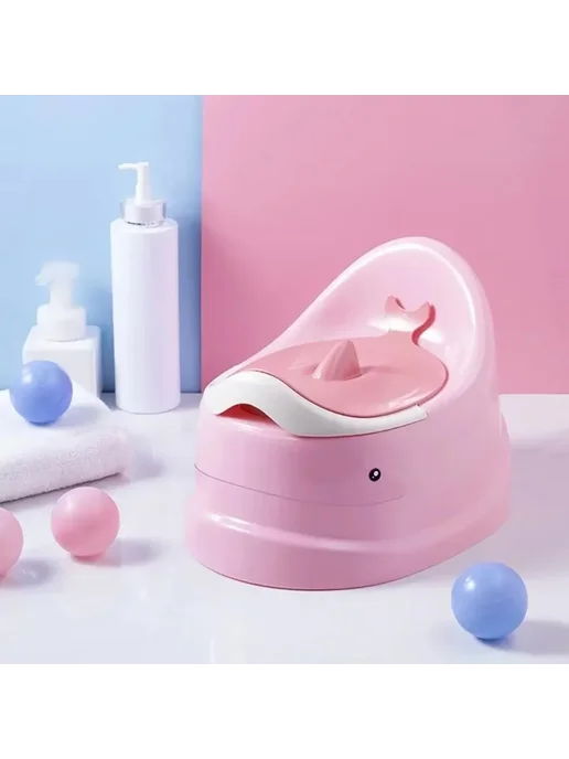 Нет бренда Детский портативный горшок для путешествий Розовый, pink, голубой, фото 4