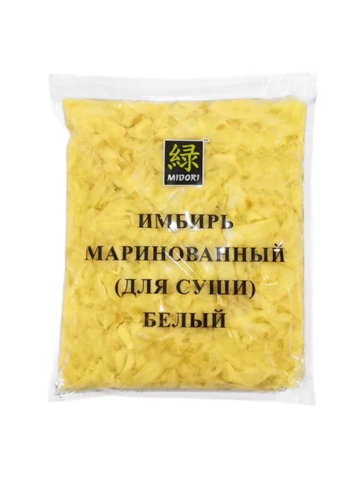 Midori Имбирь маринованный белый, 1 кг, 1 кг
