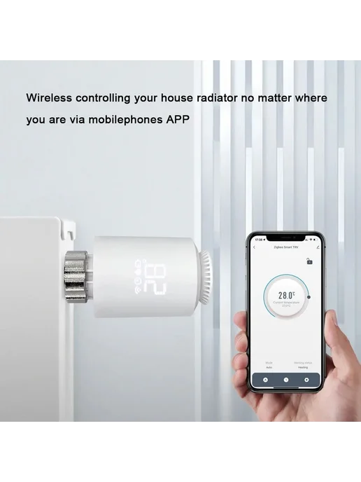 Нет бренда Tuya TRV термостатический клапан Wireless Gateway, вариант, фото 6