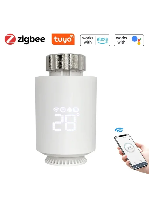 Нет бренда Tuya TRV термостатический клапан A 1PC Thermostat, вариант