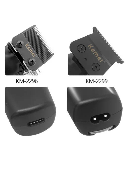 Kemei Набор машинок для стрижки KM-2296, KM-2299, KM-1102 KM, аккумуляторный триммер волос 2296NOBOX, фото 6