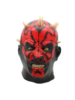 miniso Маска для косплея на Хэллоуин, костюм Дарт-Maul, латексный ш