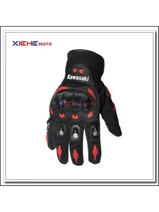 KAWASAKI Мотоперчатки размер XL цвет красный, красный, фото 2