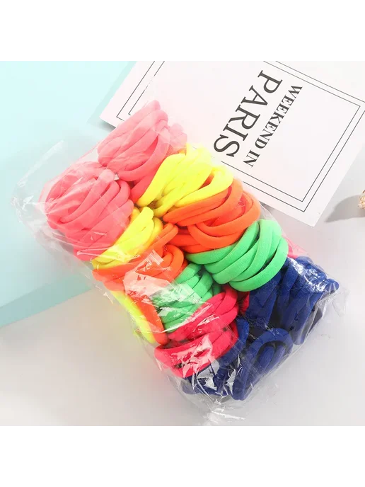 Нет бренда Веревки для волос набор Mix colors, вариант, фото 4