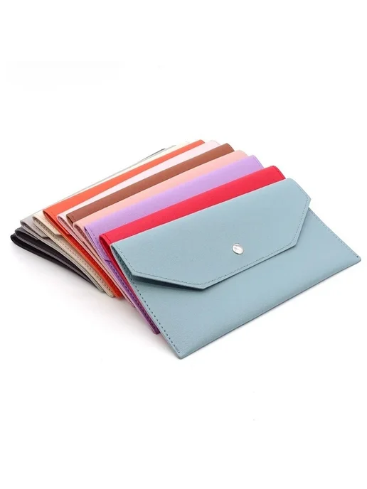Нет бренда Классический кошелек из искусственной кожи, женский кошелек, фиолетовый, фото 7