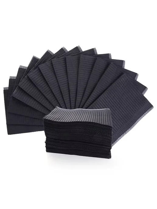 Нет бренда Одноразовые коврики для тату и маникюра 50pcs Black, 20 шт