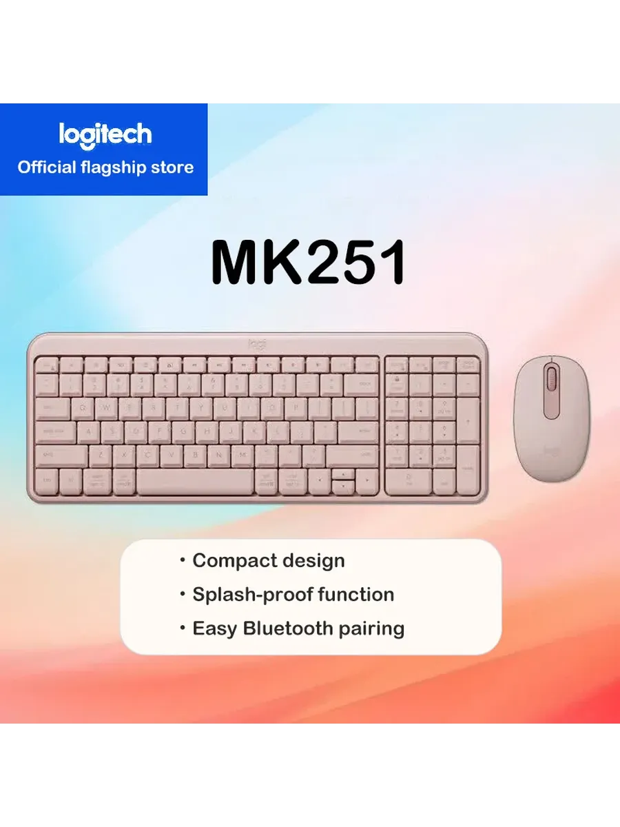 LOGITECH MK251 Беспроводная клавиатура и мышь 3414