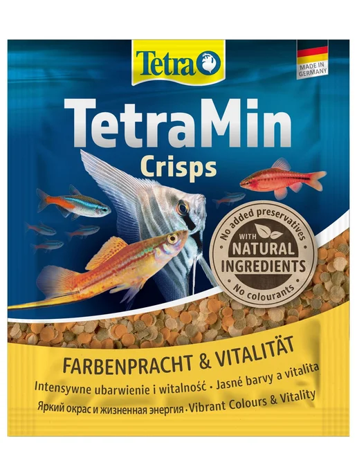TETRA Корм для рыбок аквариумных чипсы TetraMinPro Crisps пакет12г, 12 г, фото 2