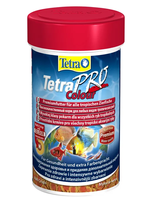 TETRA Корм для рыбок аквариумных чипсы TetraPro Color Crisps 100мл, 100 мл, фото 2