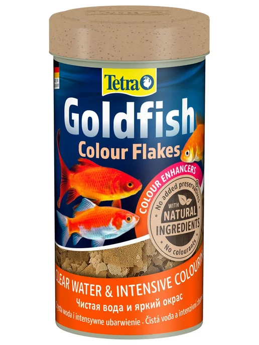 TETRA Корм для рыбок аквариумных хлопья GoldfishColourFlakes 250мл, 250 мл, фото 2