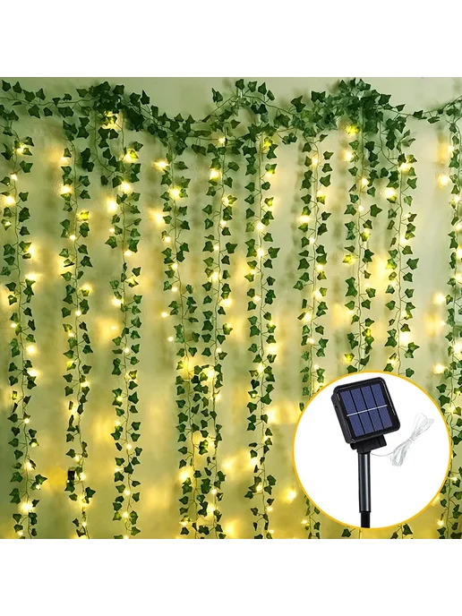 haoze Солнечный светильник из ротанга 5 10 метров Solar Ratt, 10 м, в упаковке 152 г, фото 2