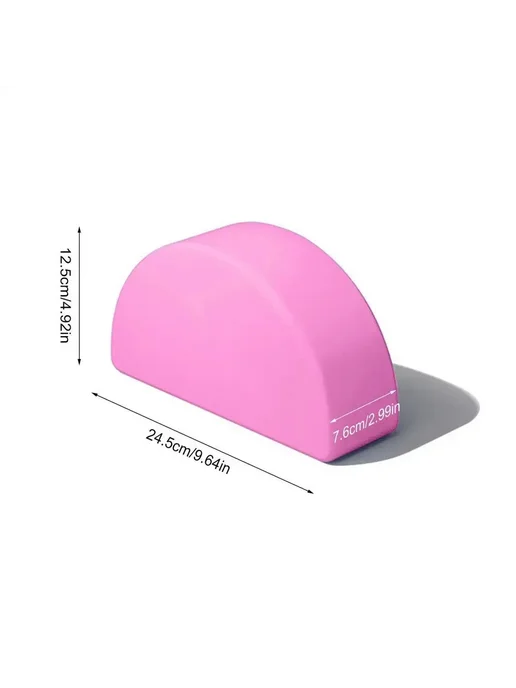 Нет бренда Блоки для йоги EVA 2 шт. Розовый, pink semicircle, 2 шт, синий, фото 3