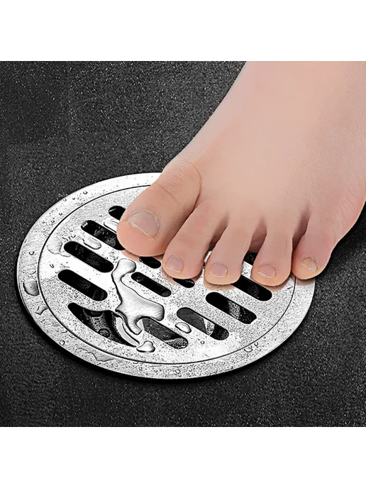 Нет бренда Дренажный трап из нержавеющей стали для туалета и душа 12cm, вариант, фото 7