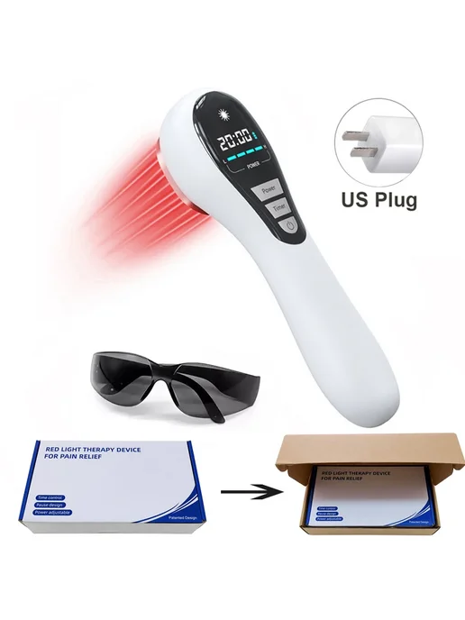 vilnason Лазерный аппарат для терапии LD172, белый, US Plug, белый