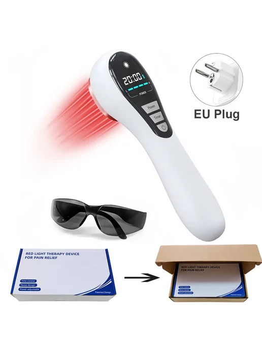 vilnason Лазерный аппарат для терапии LD172, белый, US Plug, EU