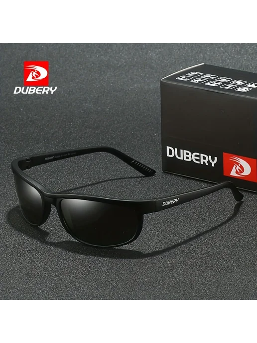 Dubery Солнцезащитные очки 2027 Black9, Черный, черный, фото 2