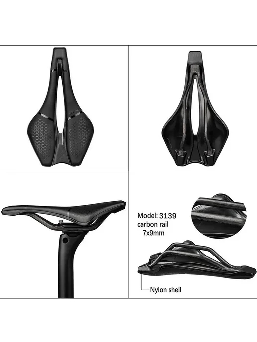 Нет бренда Велосипедное седло Carbon Fiber 3139UD 3139UD, вариант, фото 4