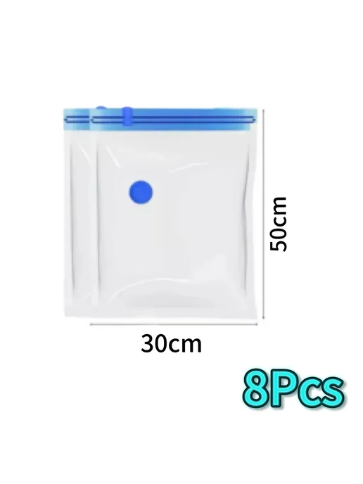 Нет бренда Вакуумные пакеты для хранения 30x50 см, 8 шт, 30x50 см, 8 шт