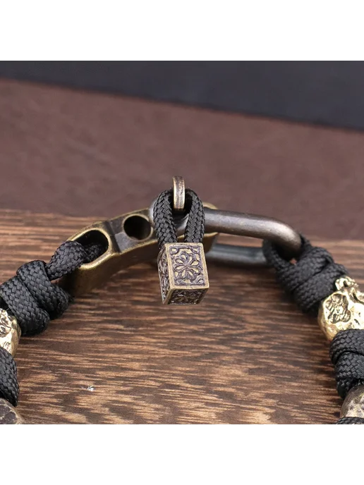 Нет бренда Готический браслет с черепом из меди Style A, вариант, фото 6