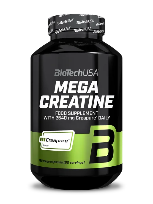 BioTechUSA Креатин моногидрат Mega Creatine Мега Кератин 120 к, вариант, фото 7