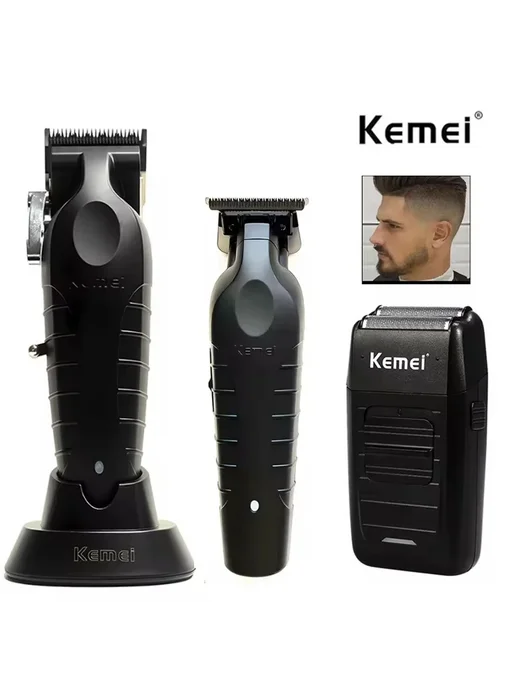 Kemei Набор машинок для стрижки KM-2296, KM-2299, KM-1102 KM, Набор машинок стрижки 2299, фото 2