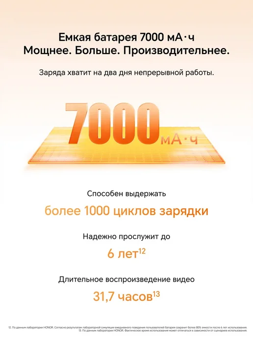 Смартфон HONOR X7E 6/256 ГБ, черный, фото 5