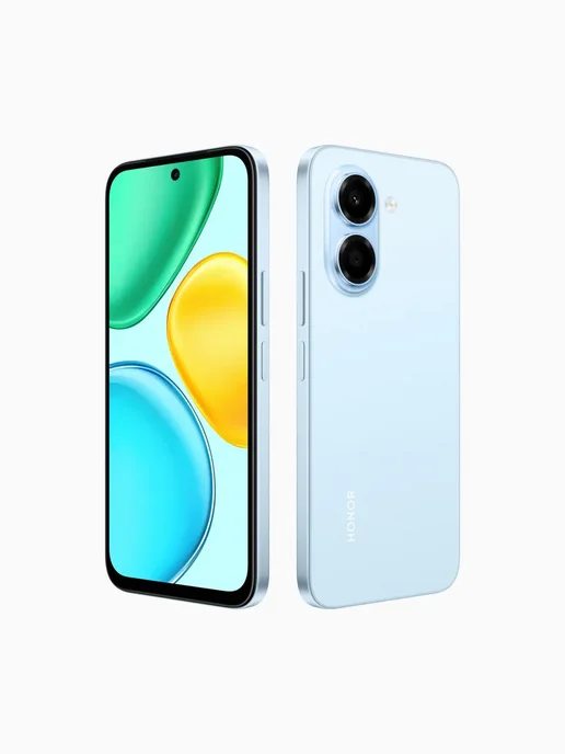 Смартфон HONOR X7E 6/256 ГБ, голубой