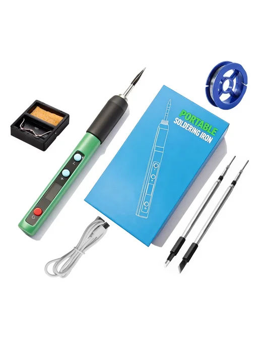 Нет бренда USB Паяльник Цифровой Портативный 200-500°C Standard and 2 T, вариант