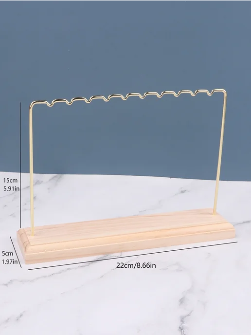 Нет бренда Подставка для украшений металлическая 22х5х15cm, вариант