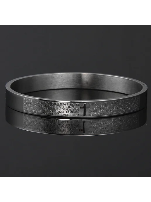 ATTYIRENA Браслет из нержавеющей стали Черный, Black, черный, фото 4