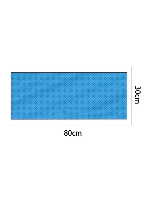 Полотенце спортивное охлаждающее дорожное 30*80 см розовый, 30x80 см, фото 2