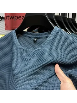 yutwpez Мужская футболка из бамбукового шелка для бега