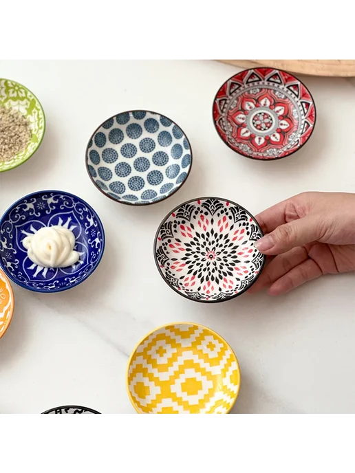 Нет бренда Набор соусниц керамических, 6 10 шт, Цвет Ten Dishes, 10 шт, фото 3