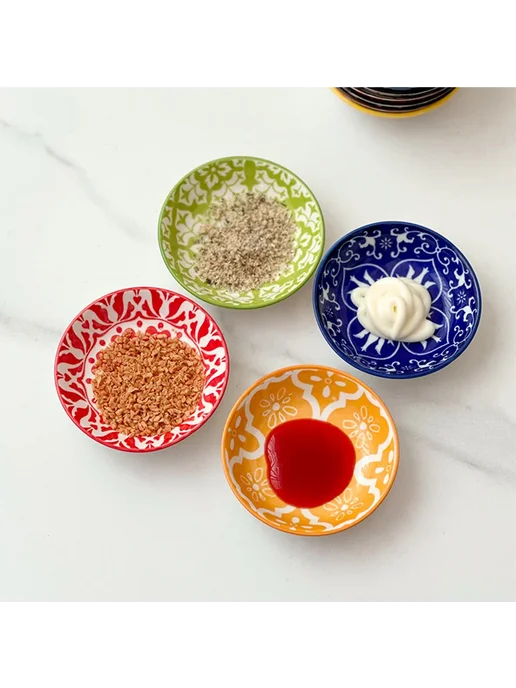 Нет бренда Набор соусниц керамических, 6 10 шт, Цвет Ten Dishes, 10 шт, фото 5