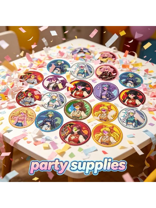 sailor moon Набор для дня рождения Spiral 6pcs, 6 шт, фото 3