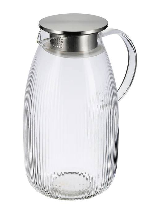 Regent inox Графин для воды с крышкой стеклянный 2 литра, вариант, фото 8