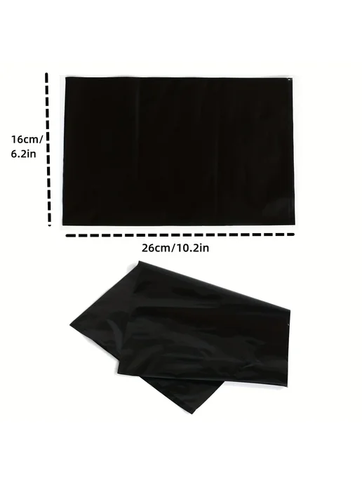 JC TATTOO Черные защитные чехлы для бутылок 200Pcs, 200 шт, фото 3