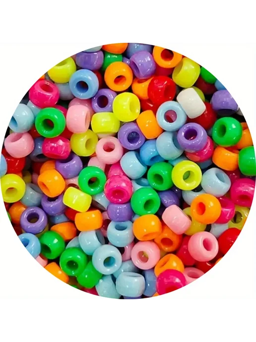 Нет бренда Набор бусин Пони 500 шт. WWPJ101-037-500PCS, 500 шт, фото 3