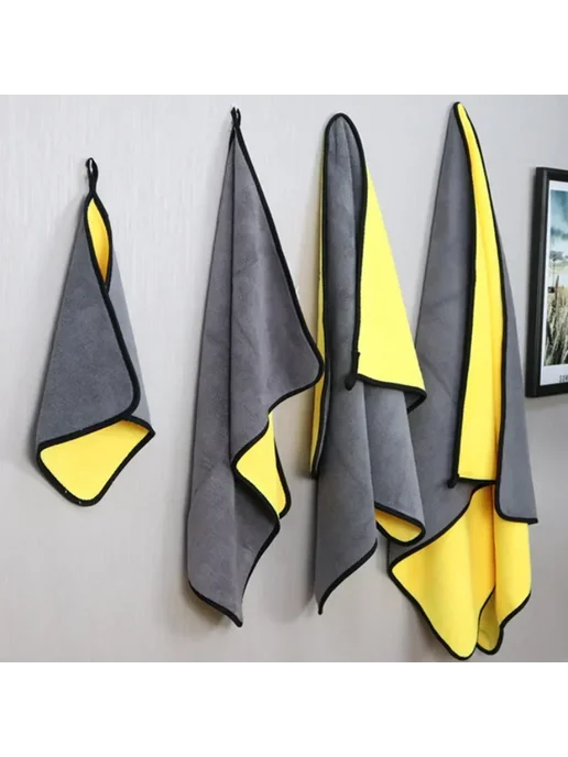 Нет бренда Микрофибра Полотенце Для Питомцев Коричневый, Khaki 70x140cm, желтый, фото 4