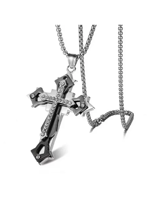 Нет бренда Цепочка из титановой стали unisex Silver Color, серебристый